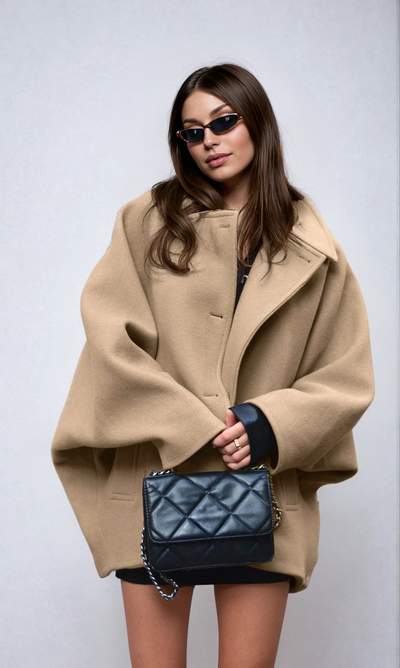 Eleanor - OVERSIZED COAT WITH BUTTON CLOSURE