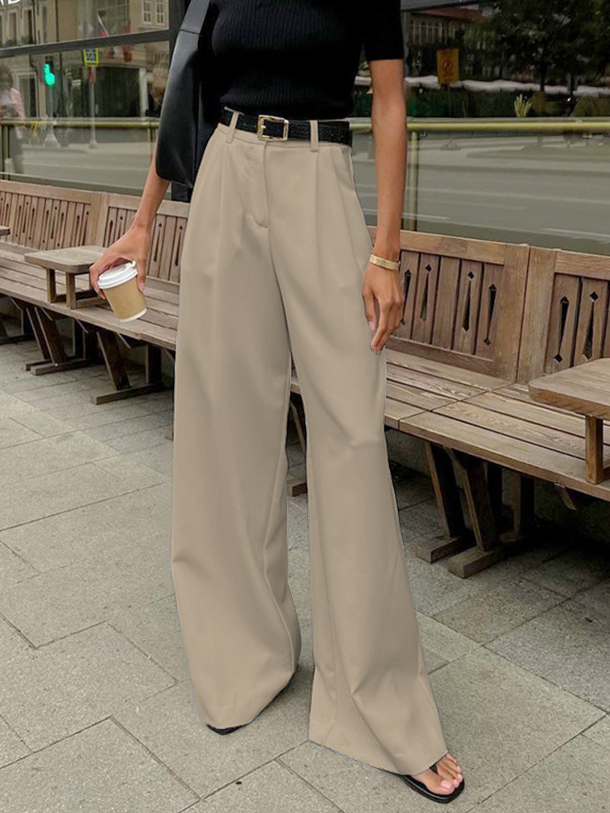 Taryn Wide-Leg Trousers - EFFORTLESSLY STYLISH AND COMFORTABLE TROUSERS