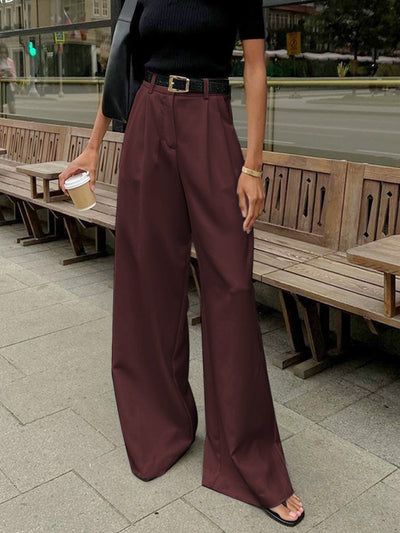 Taryn Wide-Leg Trousers - EFFORTLESSLY STYLISH AND COMFORTABLE TROUSERS