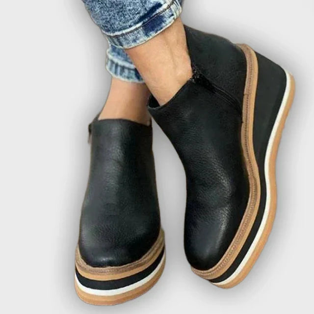 Xanthe - Trendy Women’s Wedges Ankle Boots