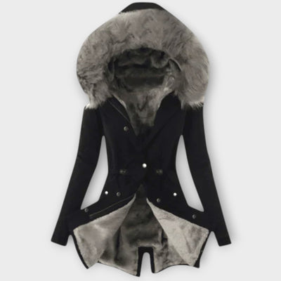 Celine - Chic Winter Jacket with Fur