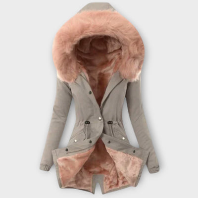 Celine - Chic Winter Jacket with Fur
