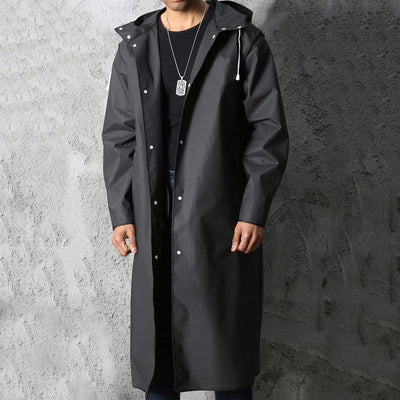 Albert - Men's Black Rain Coat