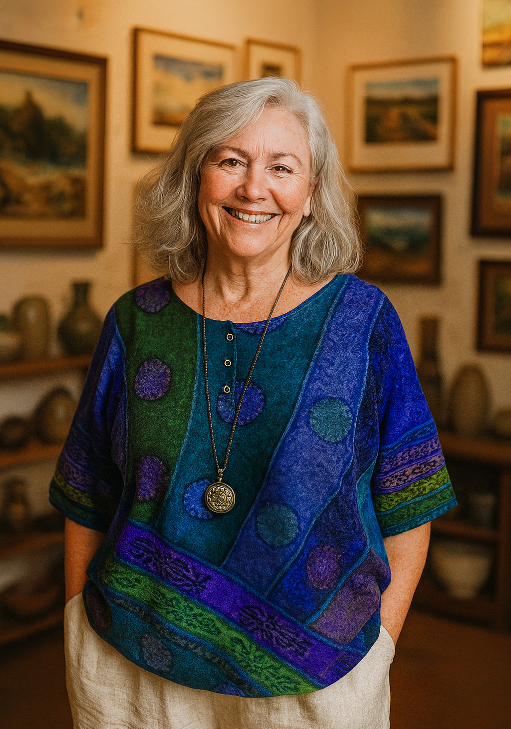 Ysolde - Artistic Top – Flows Gently, Flatters Beautifully