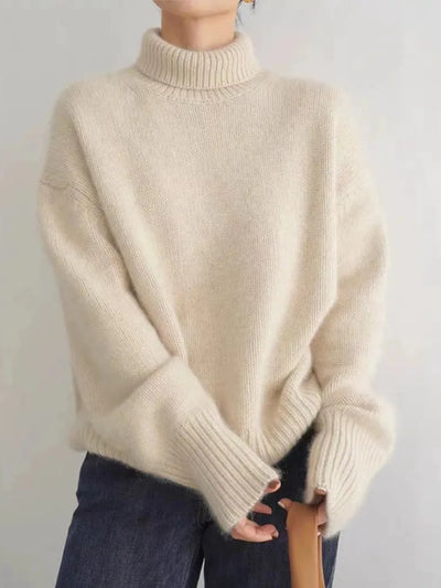 Natalie - HIGH COLLAR TOP WITH ELEGANT DESIGN