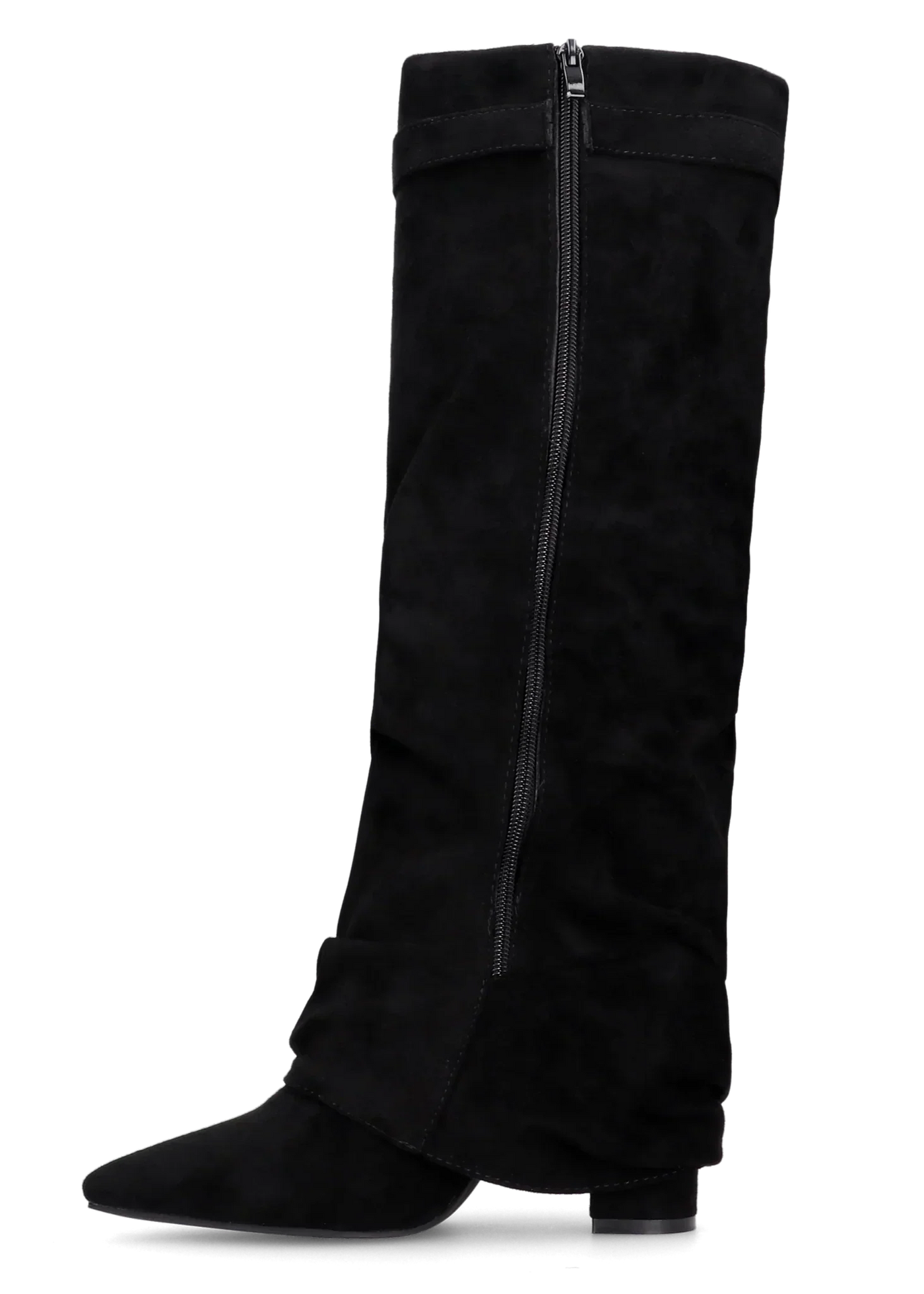 Lavista Slouchy Suede knee high boots - Black