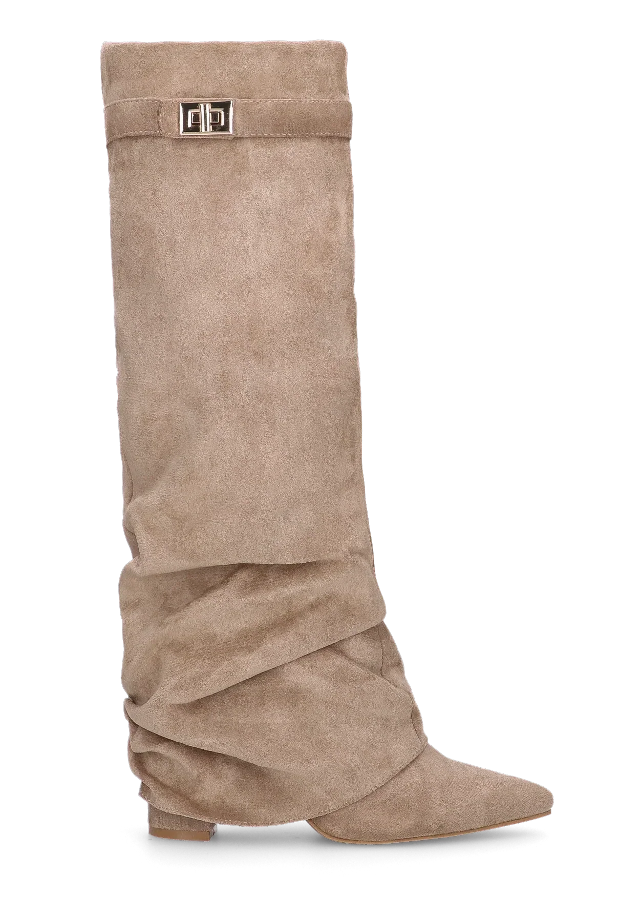 Lavista Slouchy Suede knee high boots - Beige