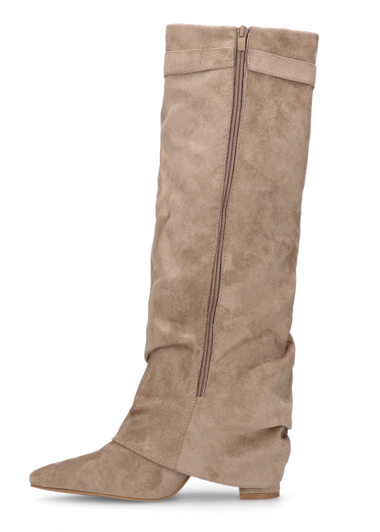 Lavista Slouchy Suede knee high boots - Beige
