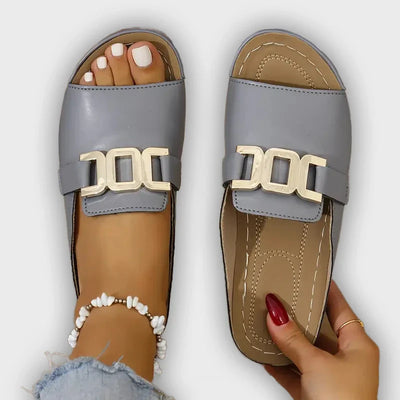 Seren - Comfy Open Toe Buckle Sandals