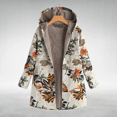 Birch - STYLISH FLORAL FLEECE JACKET