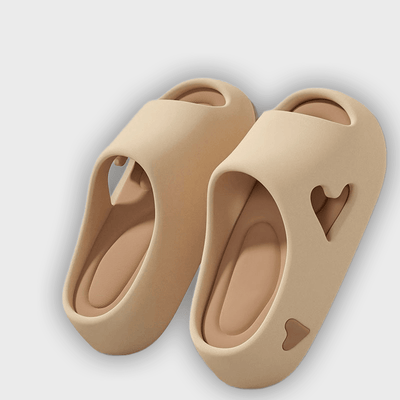 Sofia - Lightweight Heart Design Flip Flops