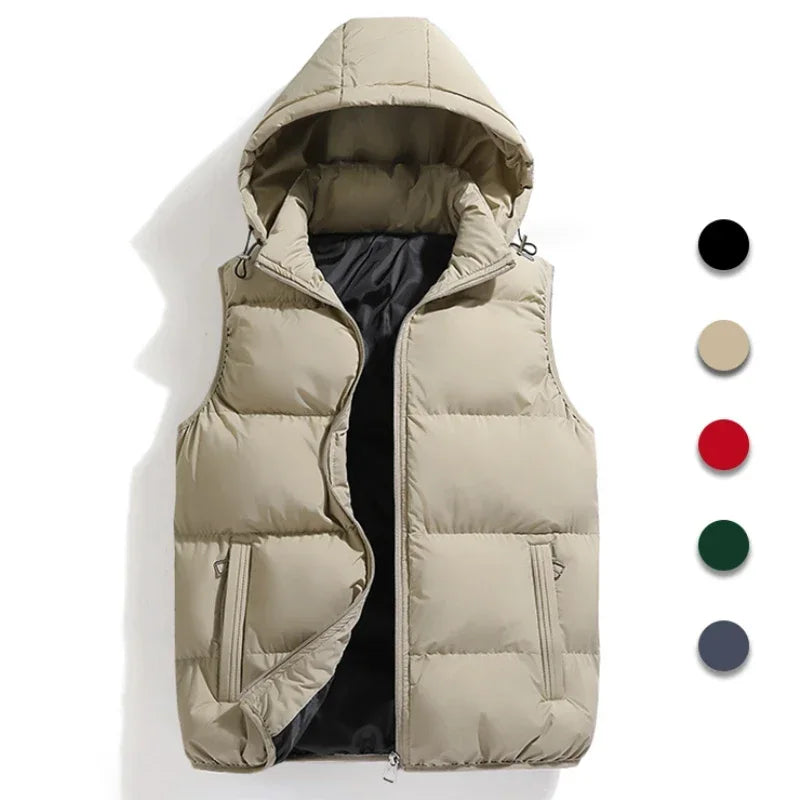 Drake - Men's vest with detachable hood
