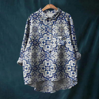 Jayde - Elegant Women's Floral Shirt