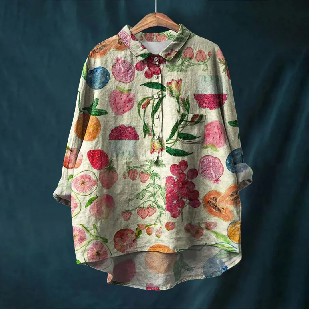 Jayde - Elegant Women's Floral Shirt