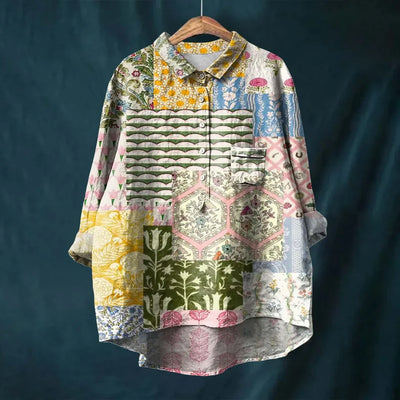 Jayde - Elegant Women's Floral Shirt