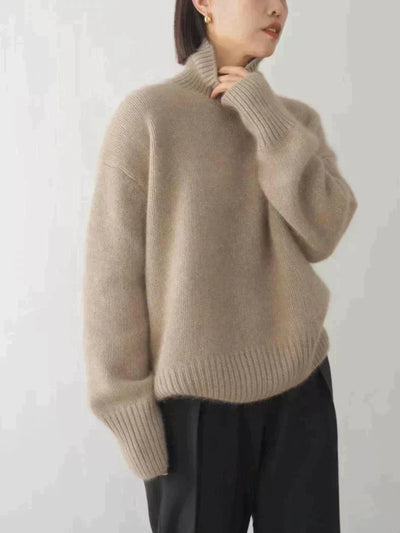 Natalie - HIGH COLLAR TOP WITH ELEGANT DESIGN