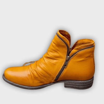 Nahla - British Style Platform Ankle Boots