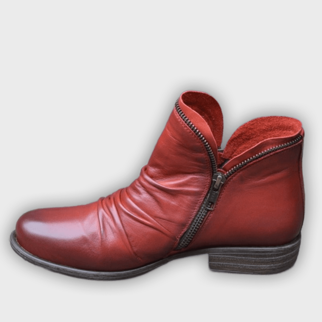 Nahla - British Style Platform Ankle Boots