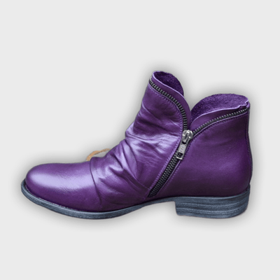 Nahla - British Style Platform Ankle Boots