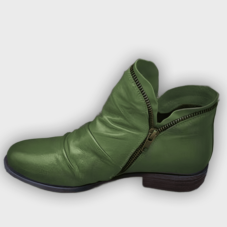 Nahla - British Style Platform Ankle Boots
