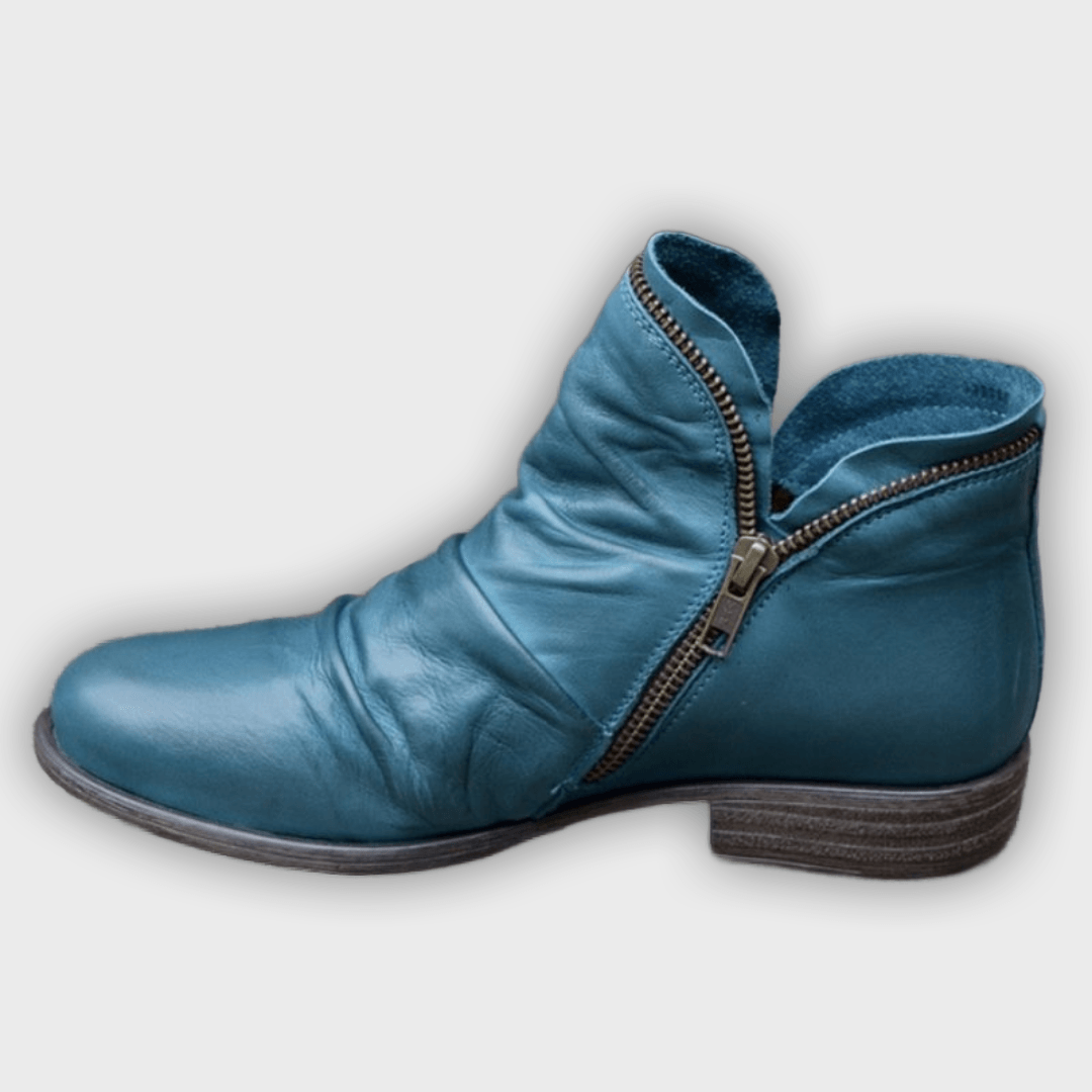 Nahla - British Style Platform Ankle Boots