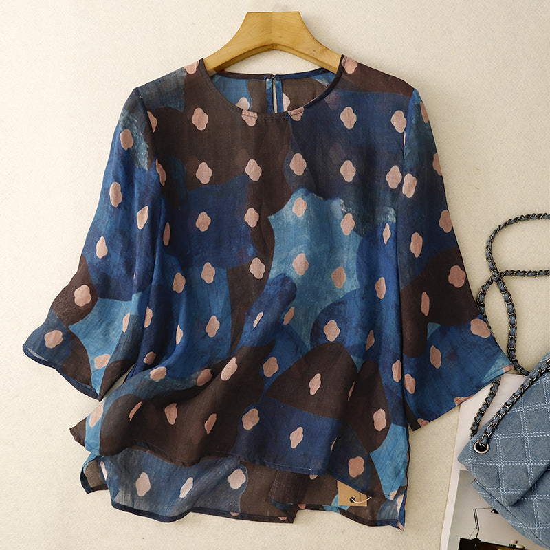 AMARA LINEN BLOUSE
