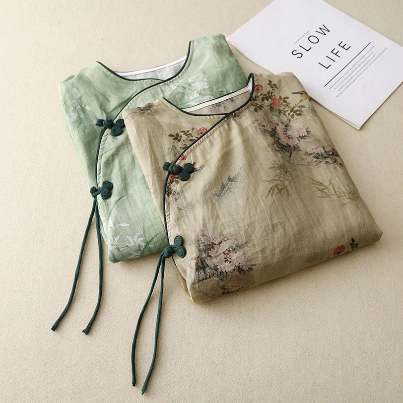 MELLY LINEN BLOUSE