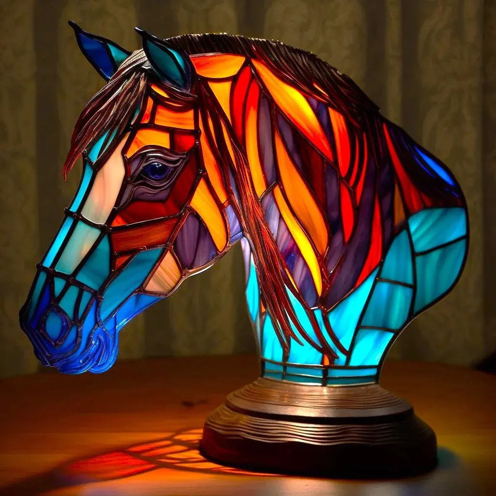 Bella - Magisk table lamp in colored glass