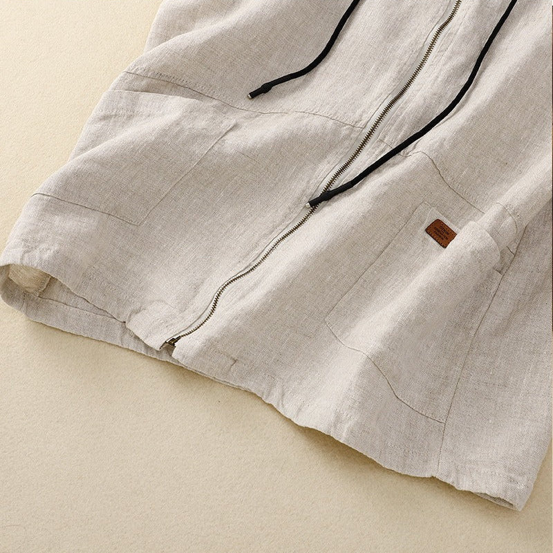 AMANDA LINEN VEST