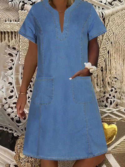 Claire Montreal™ - LIGHTWEIGHT DENIM DRESS WITH A RELAXED FIT