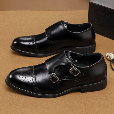 Lex - Double-Monk Strap Shoes