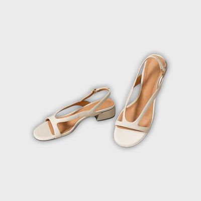 Evelyn - Elegant Minna Flat Sandals with a Refined Finish