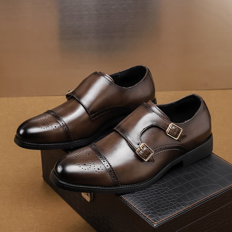 Lex - Double-Monk Strap Shoes