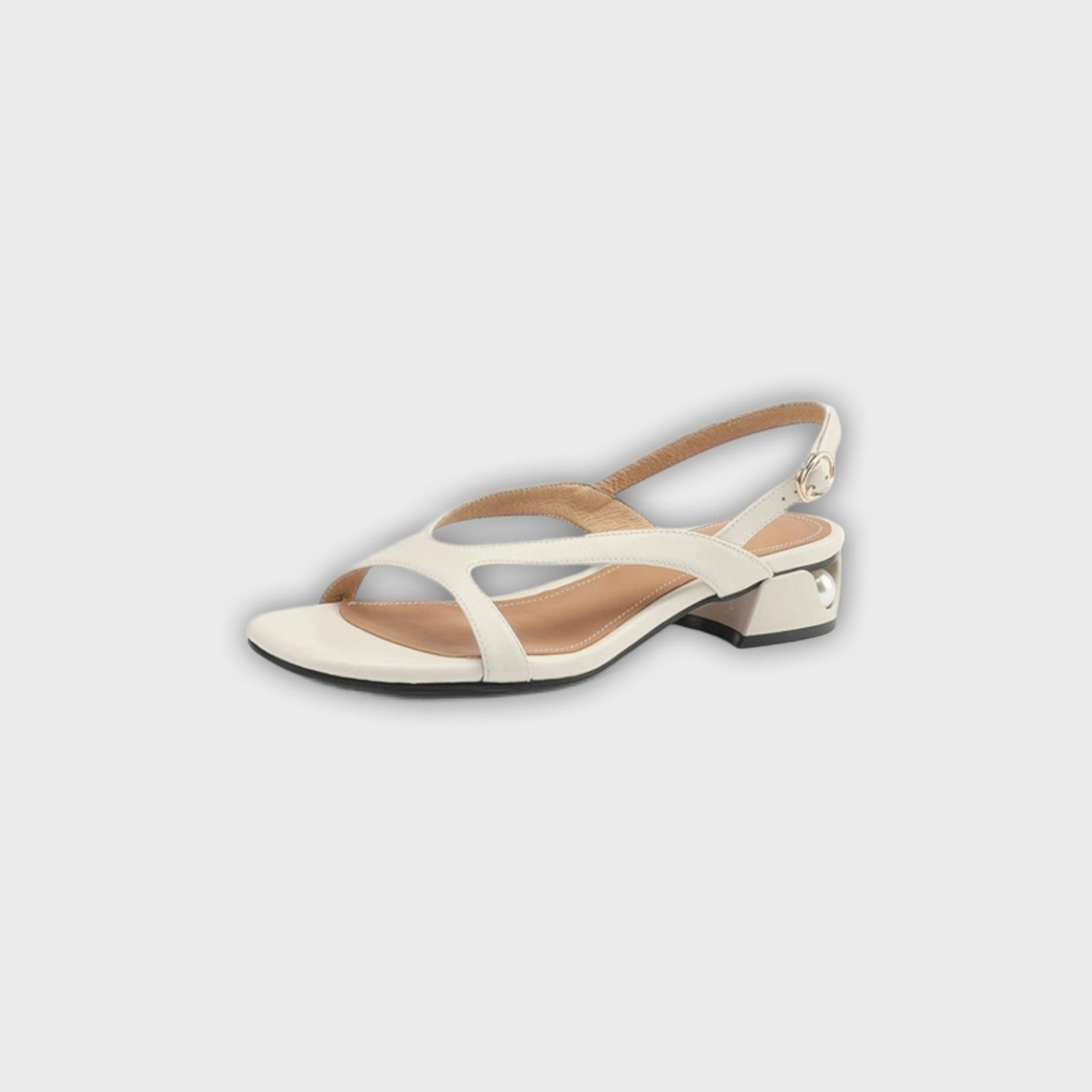 Evelyn - Elegant Minna Flat Sandals with a Refined Finish