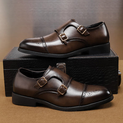 Lex - Double-Monk Strap Shoes