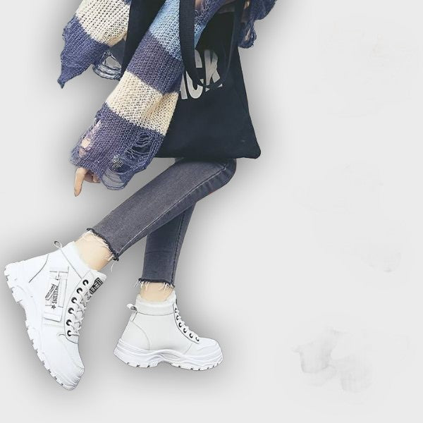 Nyra - Casual High-Top Ankle Sneakers