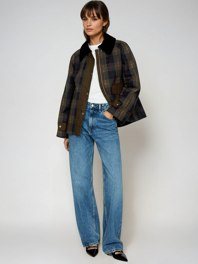 Camila - PLAID STRAIGHT CUT JACKET WITH A MODERN SILHOUETTE