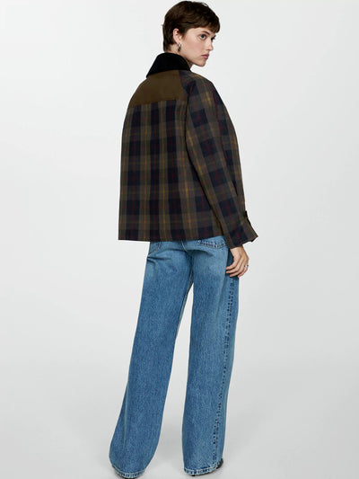 Camila - PLAID STRAIGHT CUT JACKET WITH A MODERN SILHOUETTE
