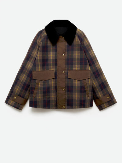 Camila - PLAID STRAIGHT CUT JACKET WITH A MODERN SILHOUETTE