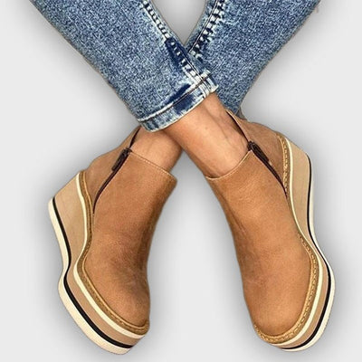 Xanthe - Trendy Women’s Wedges Ankle Boots