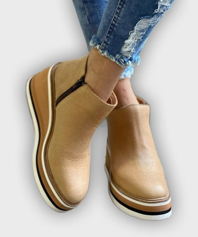 Xanthe - Trendy Women’s Wedges Ankle Boots