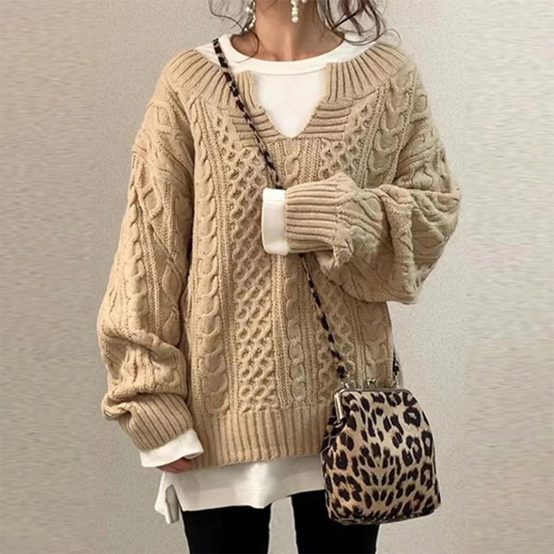 Stacy - Oversized Knit Sweater