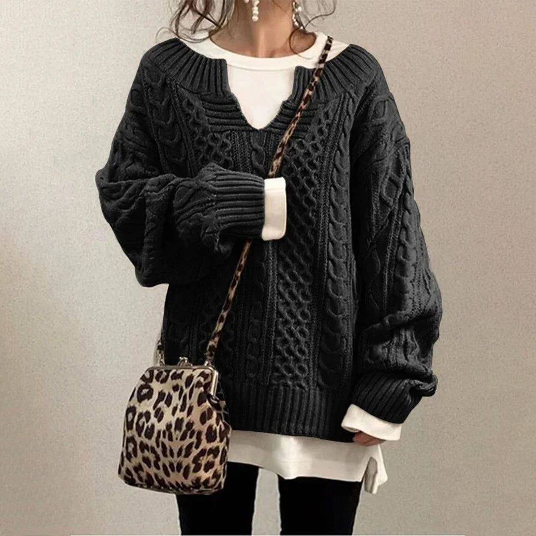 Stacy - Oversized Knit Sweater