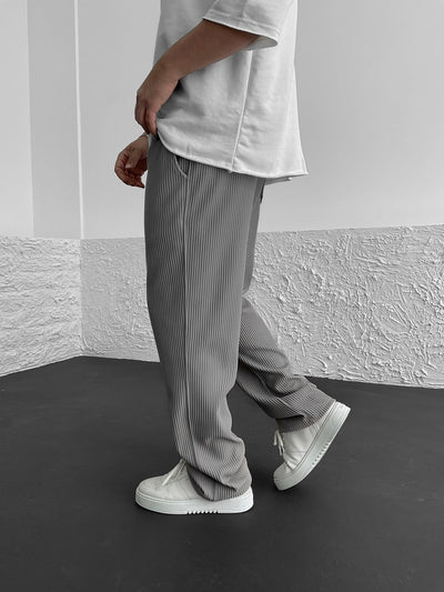 Gary - Ribbed Relaxed Fit Trousers