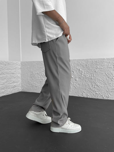 Gary - Ribbed Relaxed Fit Trousers