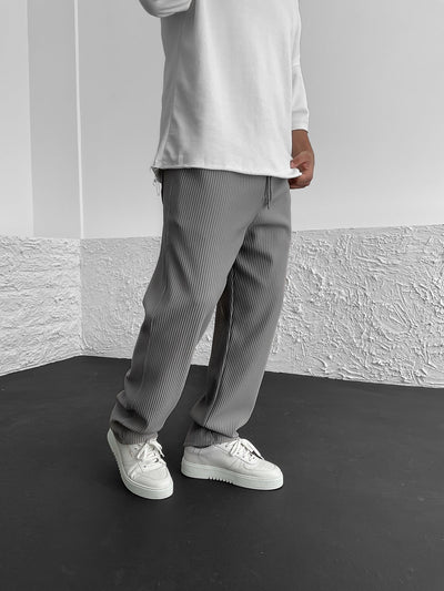 Gary - Ribbed Relaxed Fit Trousers