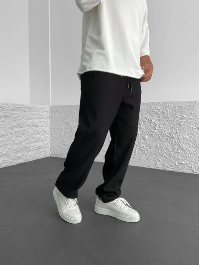 Gary - Ribbed Relaxed Fit Trousers