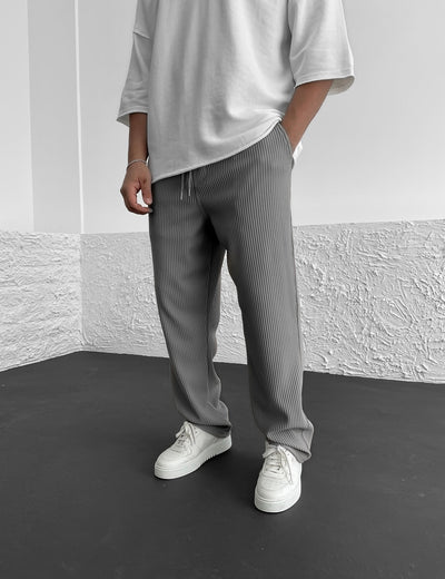 Gary - Ribbed Relaxed Fit Trousers