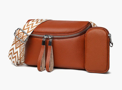 Nina - Refined Leather Shoulder Bag