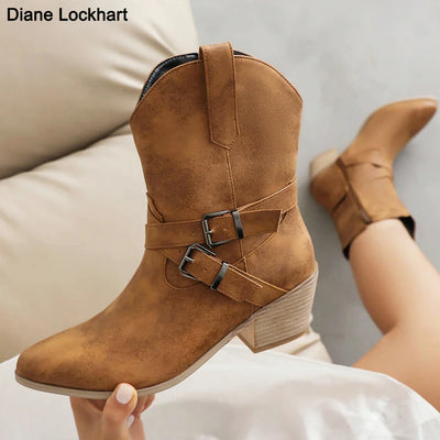 Mika - Buckle Ankle Boots